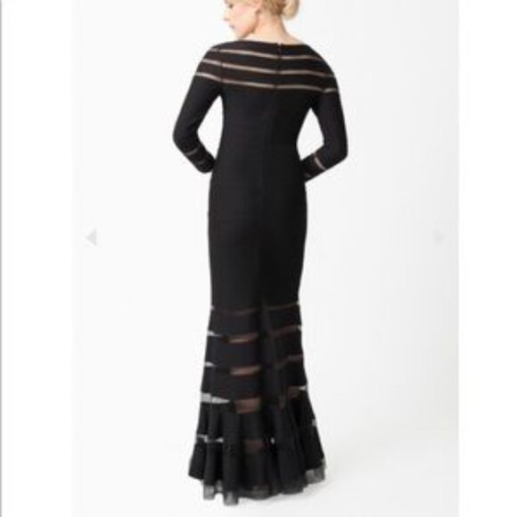 Tadashi Shoji Black Gow With Tags - Picture 12 of 12